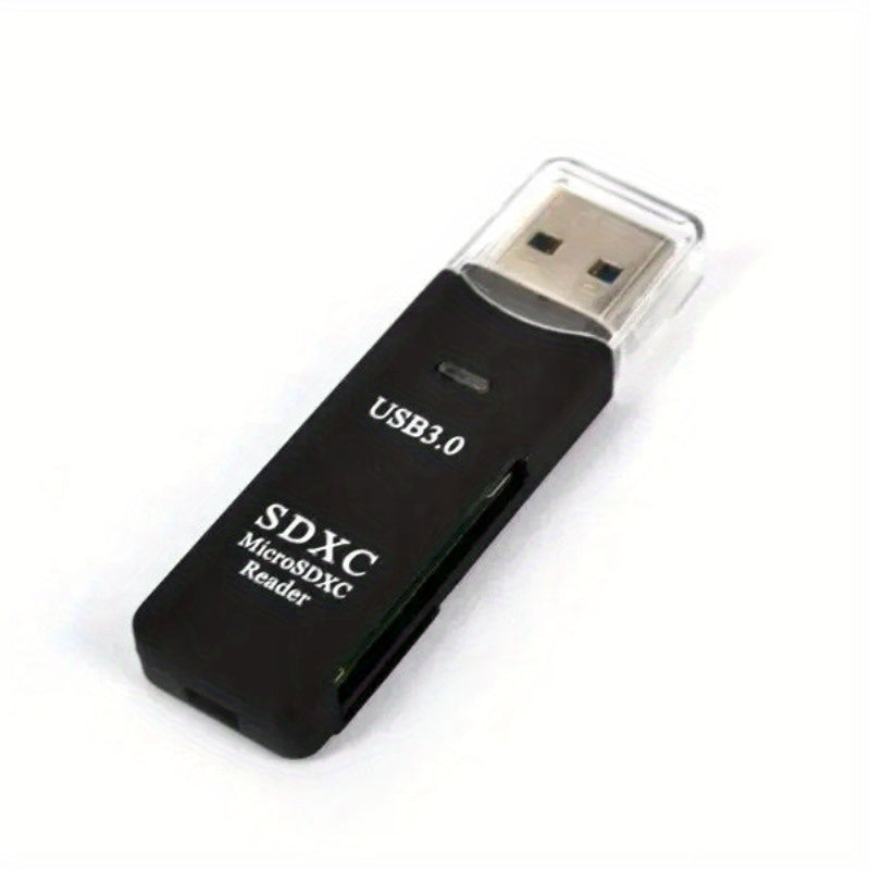 2-in-1 Mini High-Speed Multi Card Reader - USB 3.0 Adapter for Micro SD and TF Cards