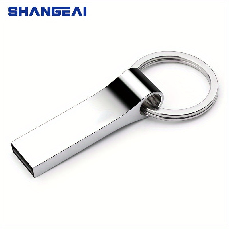 USB 3.0 128GB/64GB/USB Pen Drive, Metal Flash Drive for Laptop, Comes with Keychain