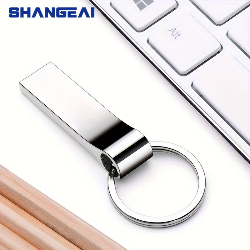 USB 3.0 128GB/64GB/USB Pen Drive, Metal Flash Drive for Laptop, Comes with Keychain