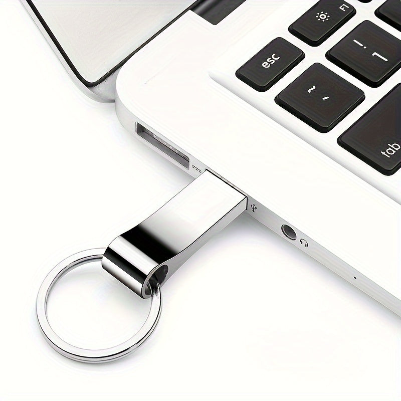 USB 3.0 128GB/64GB/USB Pen Drive, Metal Flash Drive for Laptop, Comes with Keychain