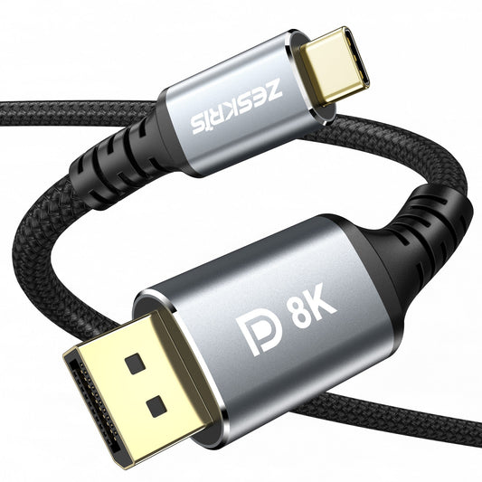 ZESKRIS 2m USB C to DisplayPort Cable 1.4