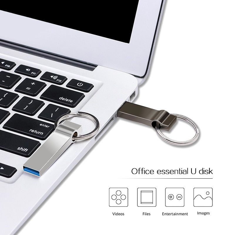 2024 New Fast Speed USB Flash Drive 2TB Pen Drive Metal USB 3.0 Pendrive