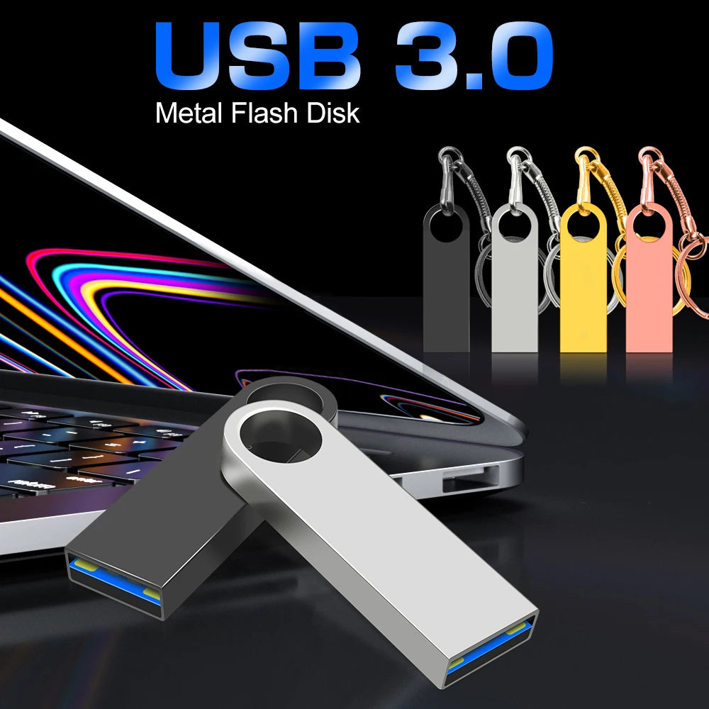 Super Usb 3.0 2TB Metal Pen Drive High Speed Portable