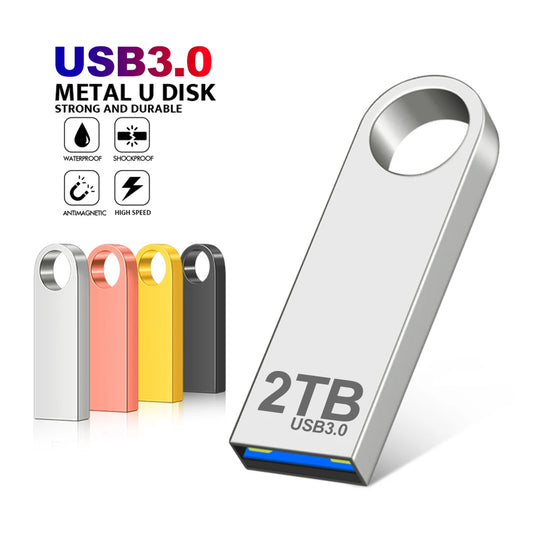 Super Usb 3.0 2TB Metal Pen Drive High Speed Portable