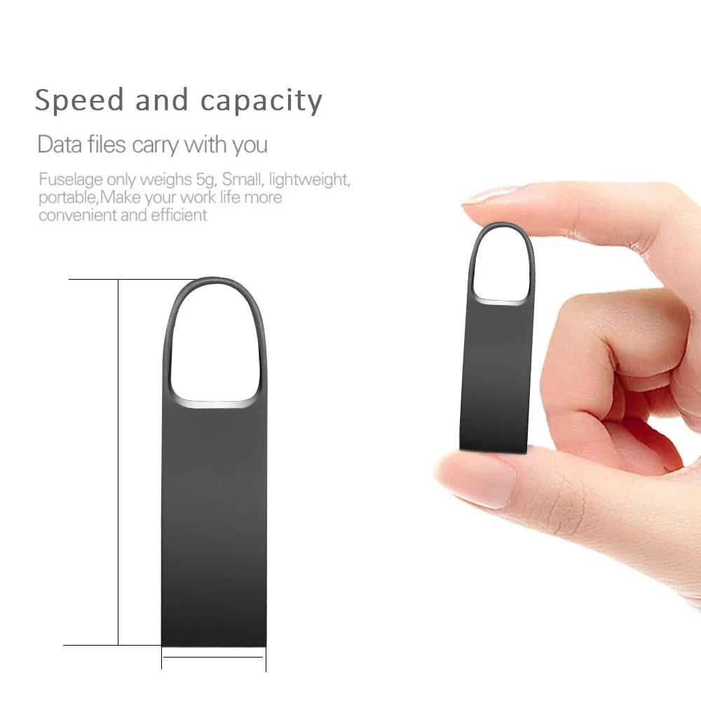 Water Proof 2TB Metal Flash Disk Small Usb Flash Drive