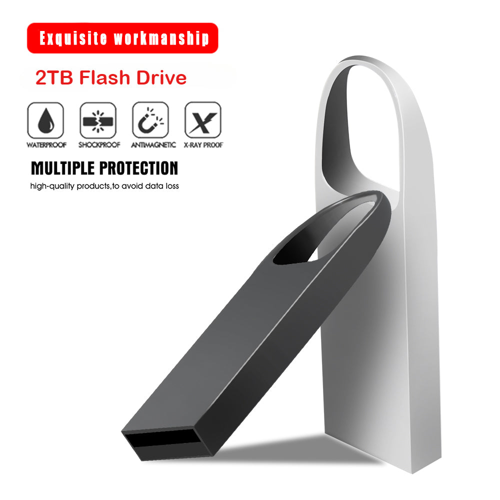 Water Proof 2TB Metal Flash Disk Small Usb Flash Drive