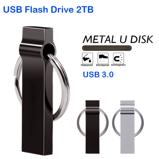 5PCS 2024 New Fast Speed USB Flash Drive 2TB Pen Drive Metal USB 3.0 Pendrive